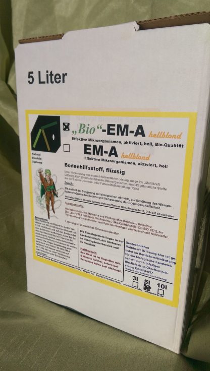 "Bio"-EM-A hell Borem API, 5l-Bag in Box, Effektive Mikroorganismen aktiviert, hell