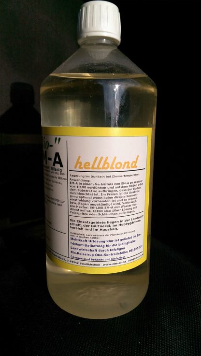 "Bio"-EM-A hellblond, 1l-Flasche, Effektive Mikroorganismen aktiviert, hell (Kopie) – Bild 3